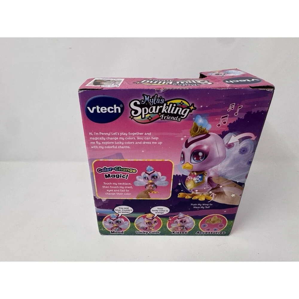 VTech Sparklings Penny The Peacock Interactive Learning & Playtime Companion Toy